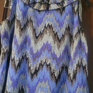 Sleeveless Larry Levine lined top